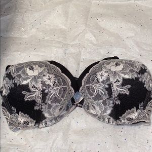 Dream Angels Push Up/34C/Black/Lace Detail